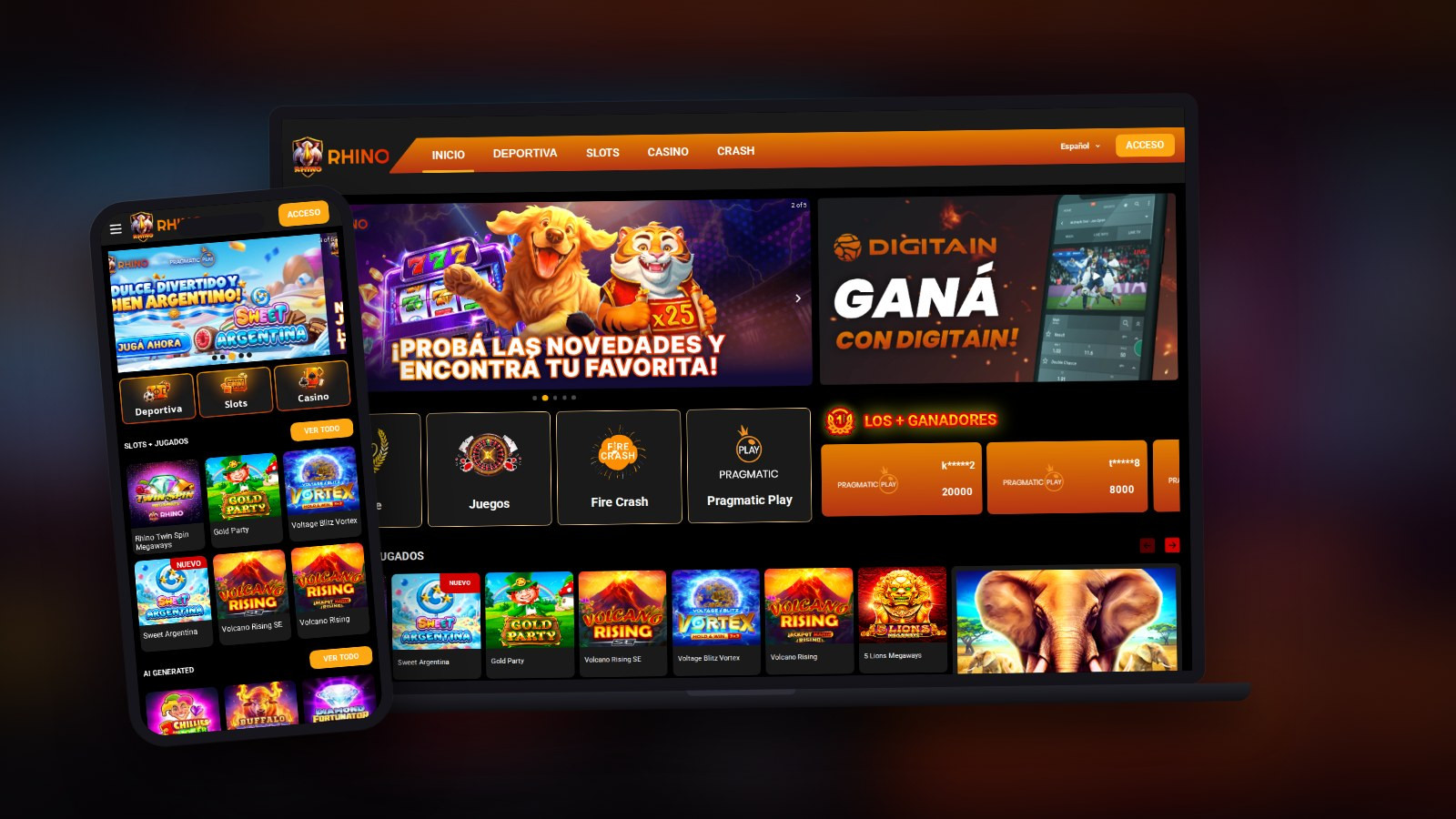 How to make your first deposit at Rhino Casino